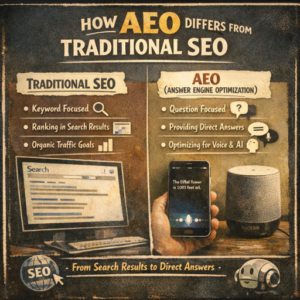 How AEO Differs from Traditional SEO