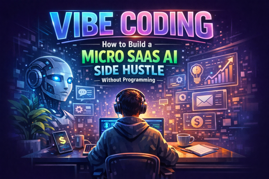 Vibe Coding: How to Build a Micro SaaS AI Side Hustle Without Programming